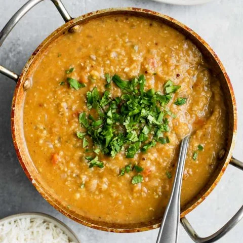 Masoor Dal Tadka - Indian Red Lentil Dal