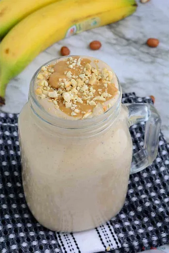 Batido de plátano y cacahuete