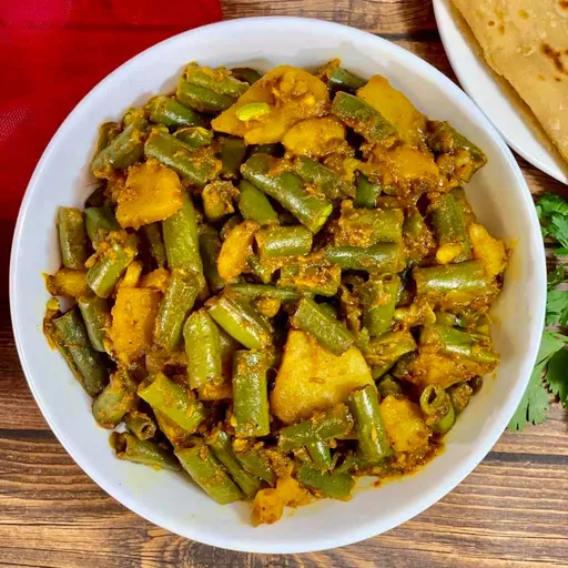 Instant Pot Aloo Beans - Potato & Green Beans