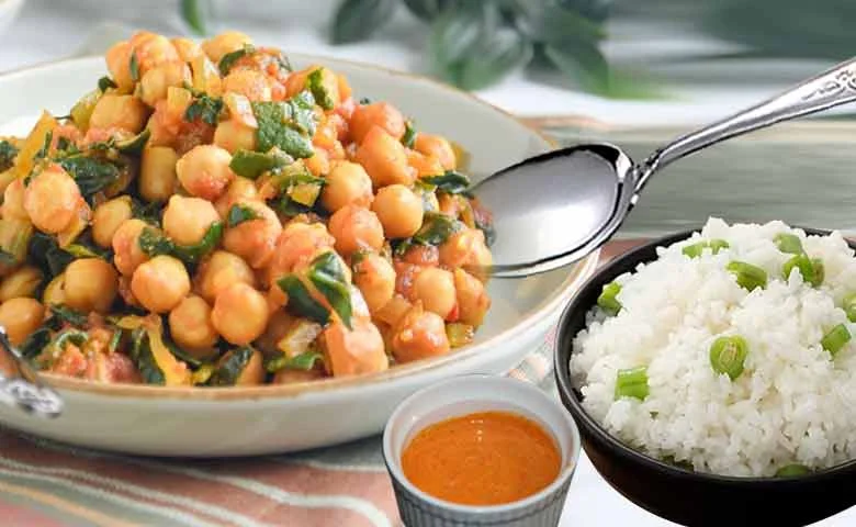 Garbanzos con Espinacas.