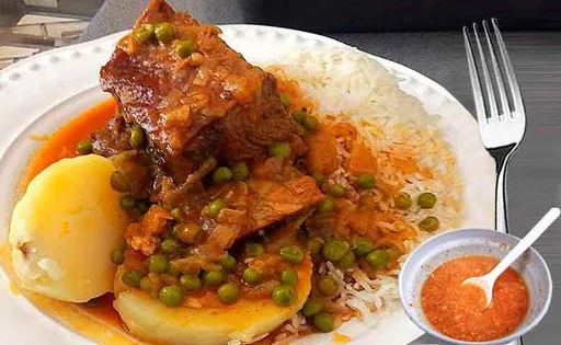 Guiso de Carne de Res.