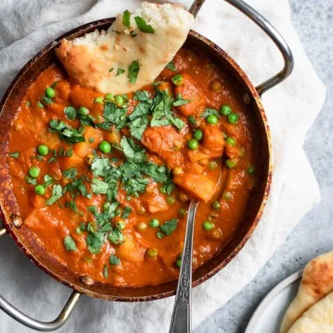 Restaurant Style Aloo Matar