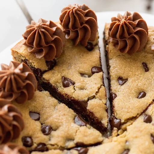 Tarta de Galleta con Pepitas de Chocolate