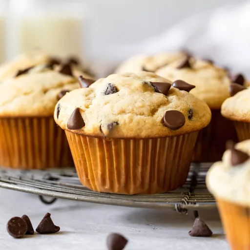 Muffins con pepitas de chocolate