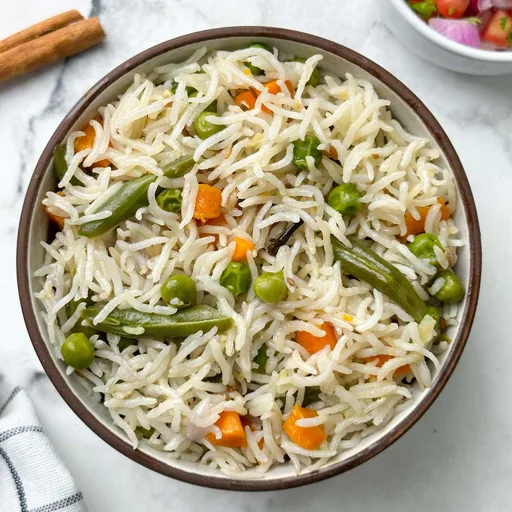 Pulao de leche de coco en Instant Pot (arroz con leche de coco)