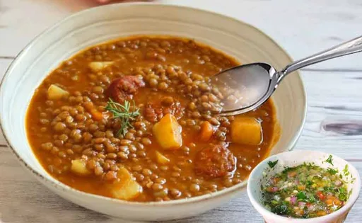 Lentejas con Chorizo.