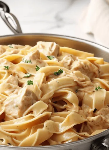 Pollo Alfredo cremoso