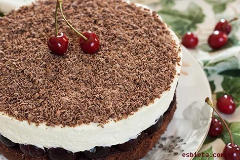 Tarta de chocolate y mascarpone