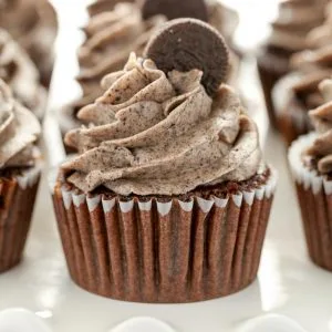 Chocolate Oreo Cupcakes