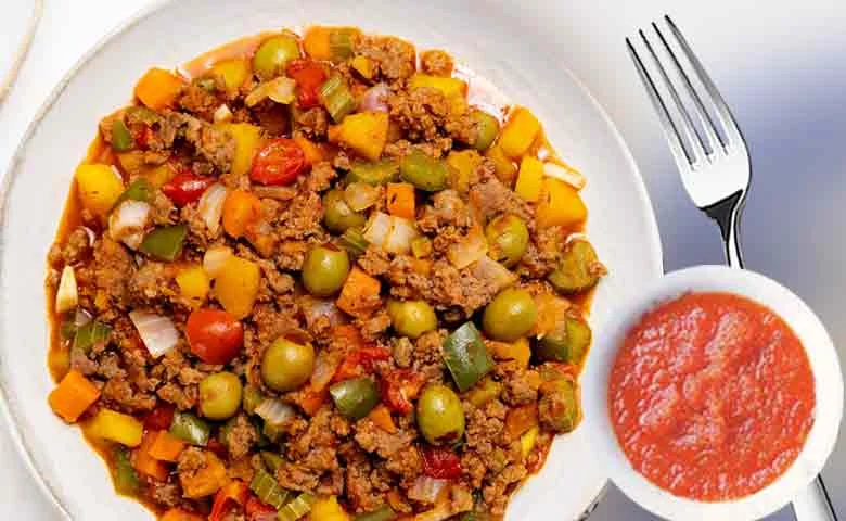 Picadillo de Carne Molida.