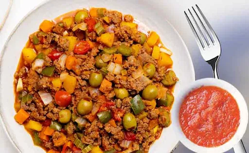 Picadillo de Carne Molida.