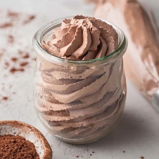 Nata montada de chocolate