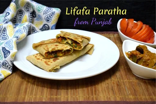 Lifafa Paratha | Mixed Vegetable Lifafa Paratha