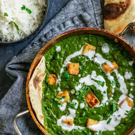 Vegan Palak Tofu Paneer