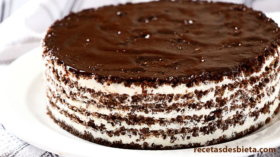 Tarta sin horno, fresquita y deliciosa