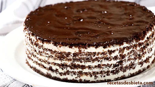 Tarta sin horno, fresquita y deliciosa