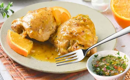 Pollo a La Naranja.