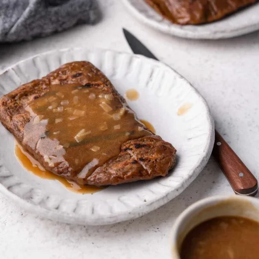 Filetes de seitán veganos