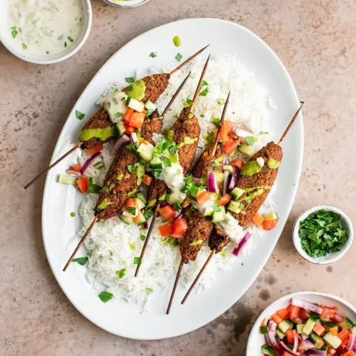 Vegan Sheekh Kababs
