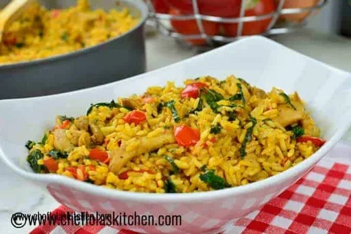 Pollo con arroz fácil en una sola olla