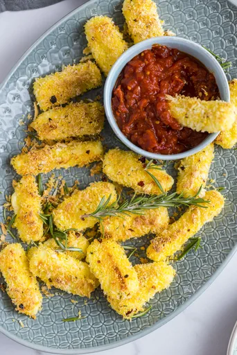 Polenta Crumbed Haloumi Chips
