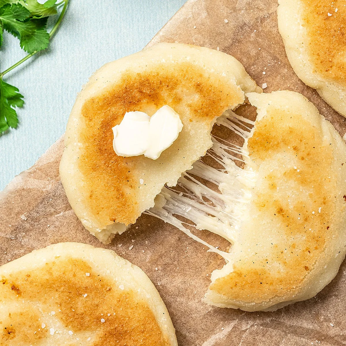 Arepas con Queso
