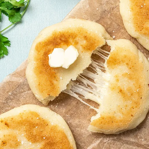 Arepas con queso