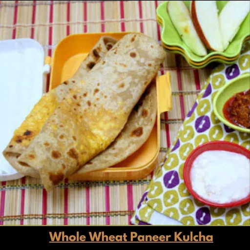 Whole Wheat Paneer Kulcha (Healthy Stuffed Kulcha Recipe Without Oven)