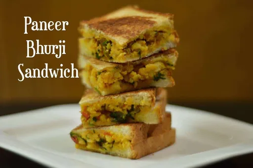 Paneer Bhurji Sandwich Recipe (Paneer Sandwich)