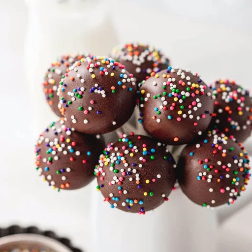 Cake pops de chocolate caseros