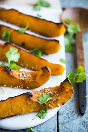 Roasted Butternut with Miso and Garlic