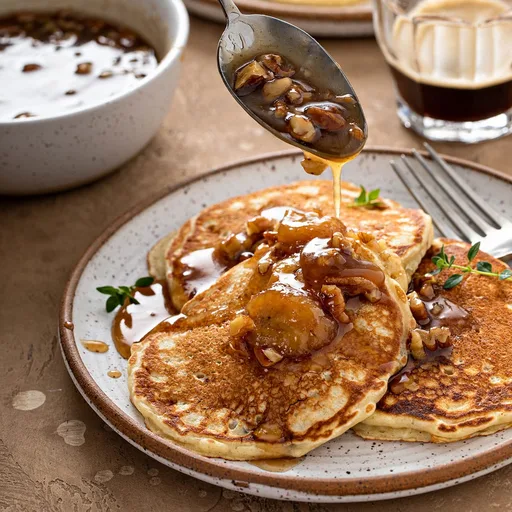Tortitas Bananas Foster