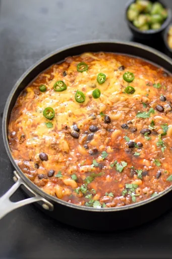 One-Pot Chili Mac and Cheese