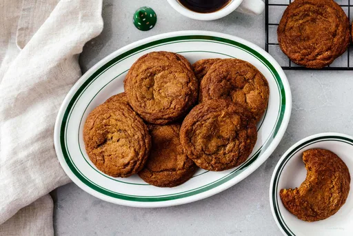 Chewy Gingerbread Cookies