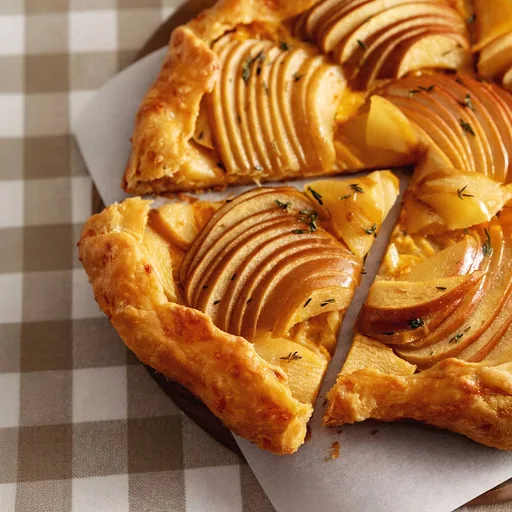 Apple Cheddar Galette