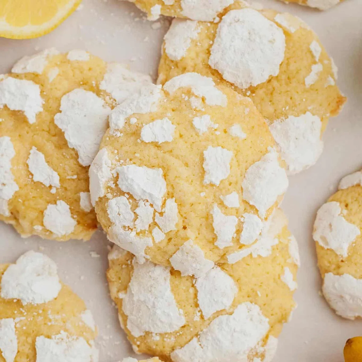 Lemon Crinkle Cookies