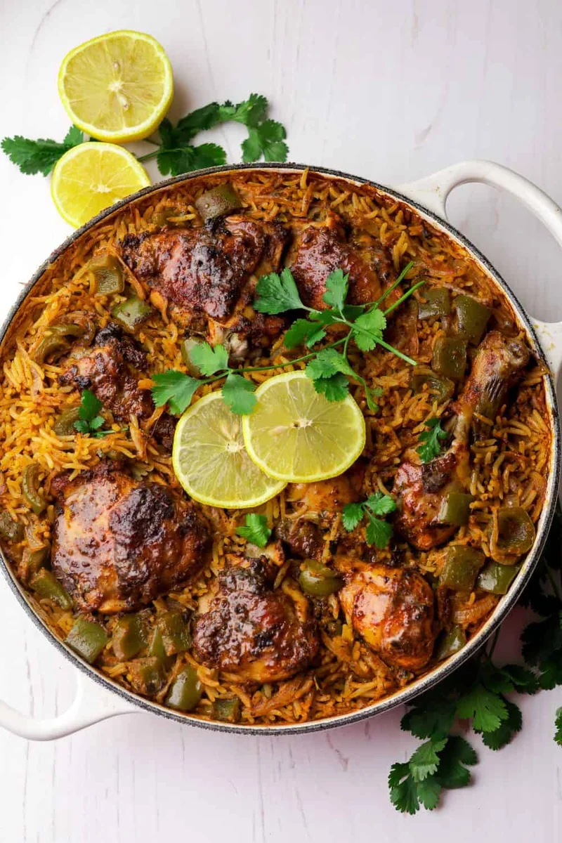 One Pot Tandoori Chicken and Rice