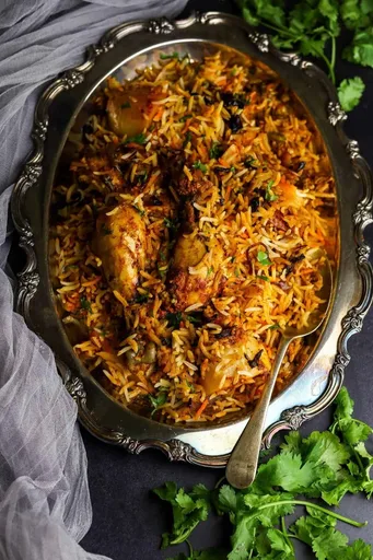 Delicious Oven Baked Chicken Biryani