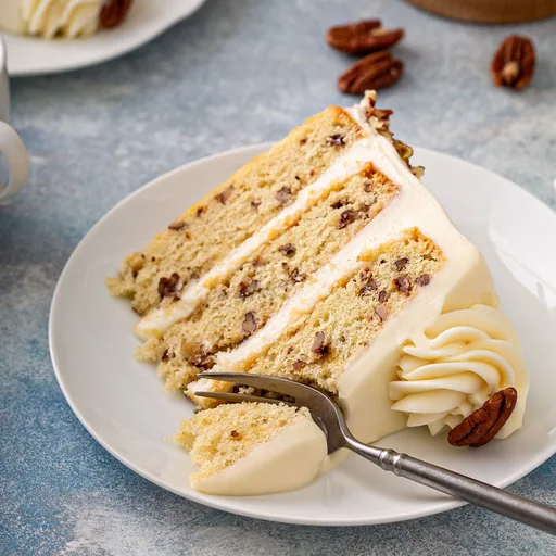 Butter Pecan Cake with Cream Cheese Frosting