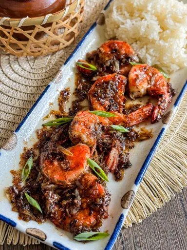 Receta de langostinos tailandeses al ajillo fritos