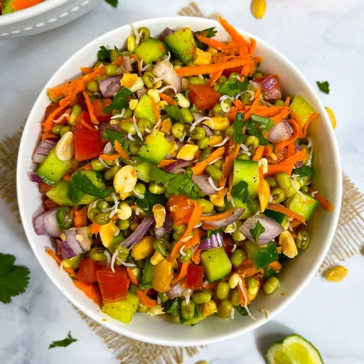 Sprouted Moong Salad Recipe