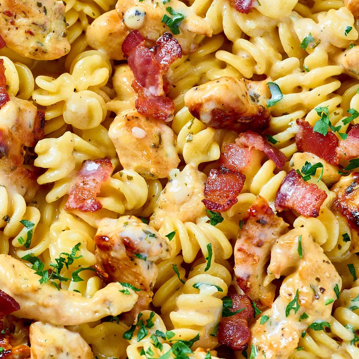 Chicken Bacon Ranch Pasta