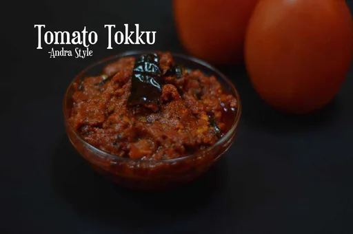 Tomato Thokku estilo Andhra (Encurtido picante de tomate)