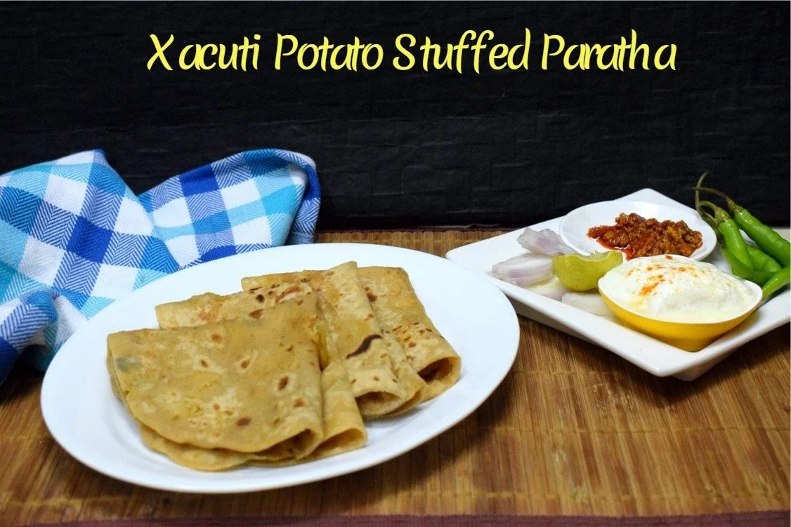 Xacuti Potato Stuffed Paratha