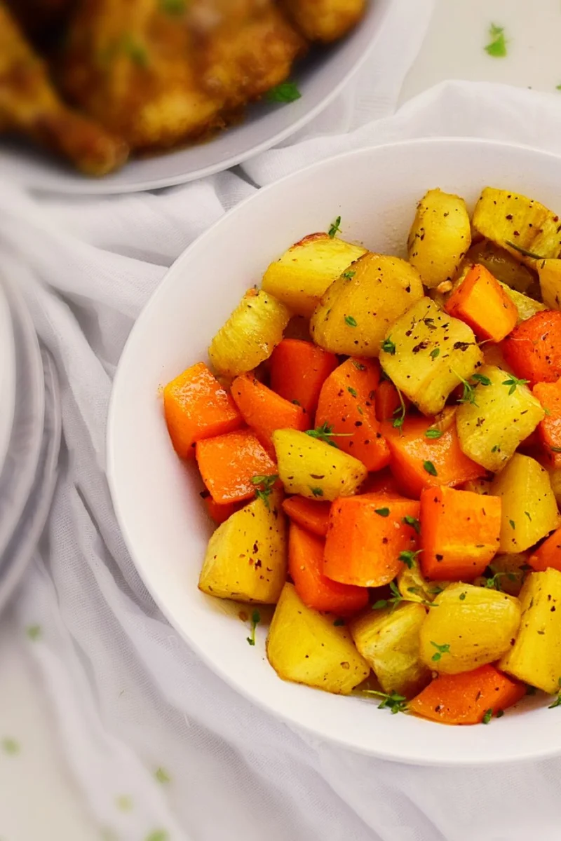Roasted Butternut and Sweet Potato