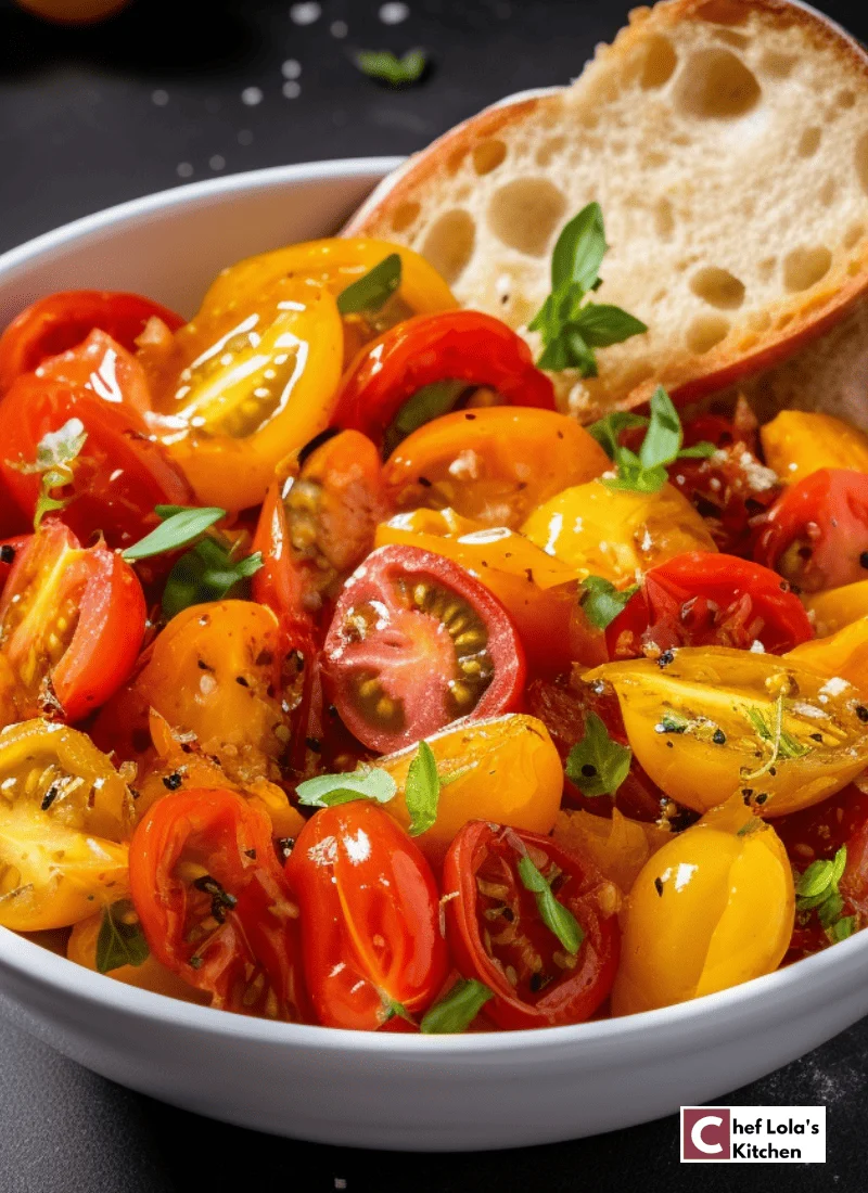 Deliciosa receta de bruschetta