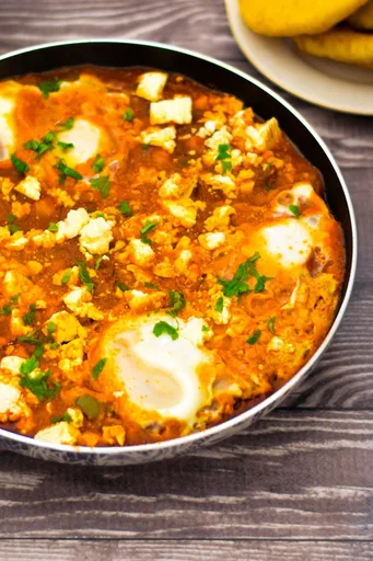 Shakshuka with Chickpeas and Feta