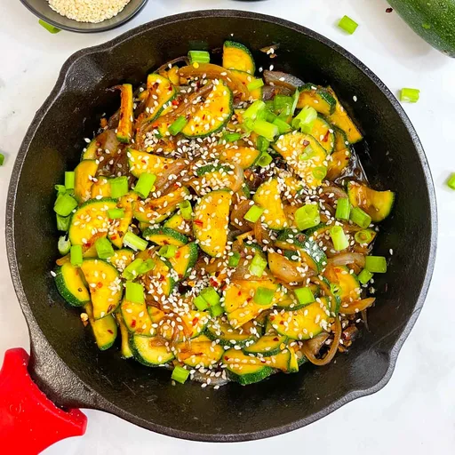 Asian Style Zucchini Stir Fry