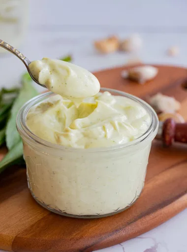 Trini garlic sauce