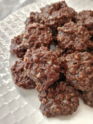 No-Bake DOUBLE Chocolate Oatmeal Cookies